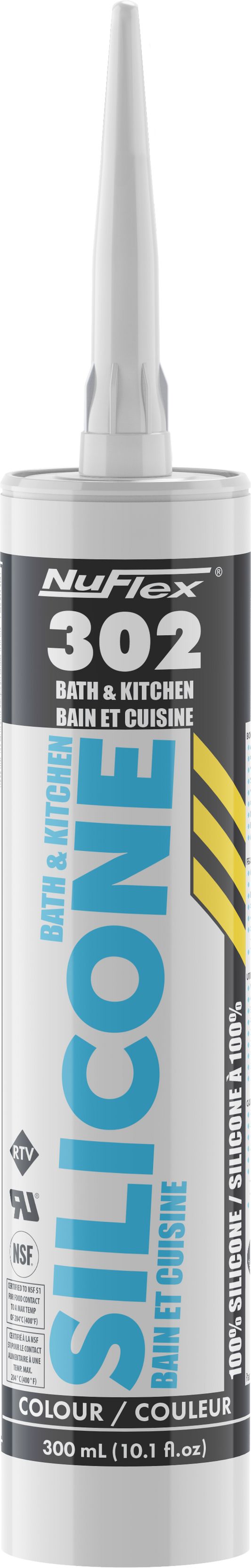 NUFLEX 302 HIGH TEMP RED SILICONE 300ML