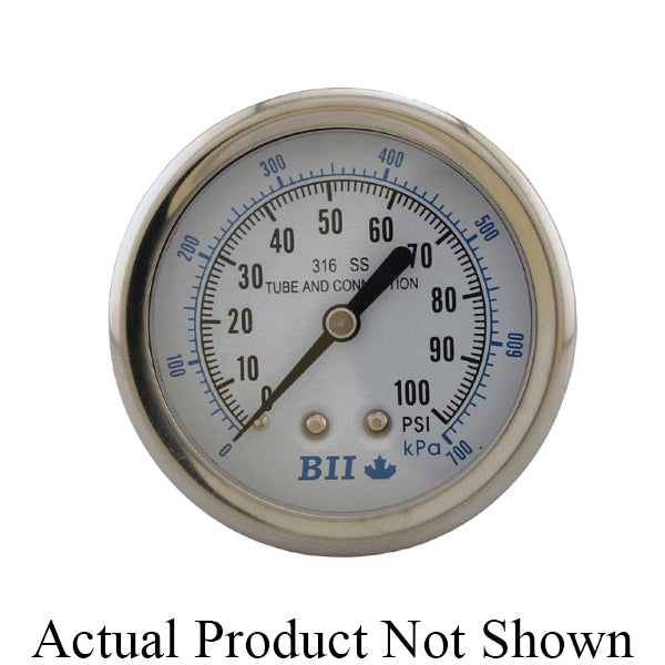 BOSHART PRESSURE GAUGE DRY 1/4"CBM SS