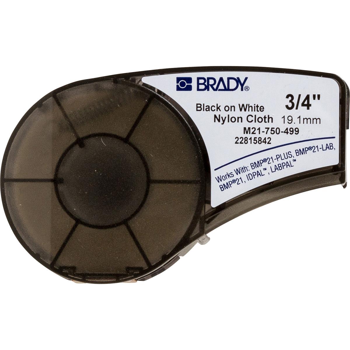 BRADY CART M21 B499 0.75INX16FT BLK/WHT