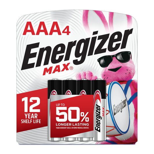 ENERGIZER MAX AAA ALKALINE BATT 12/PK