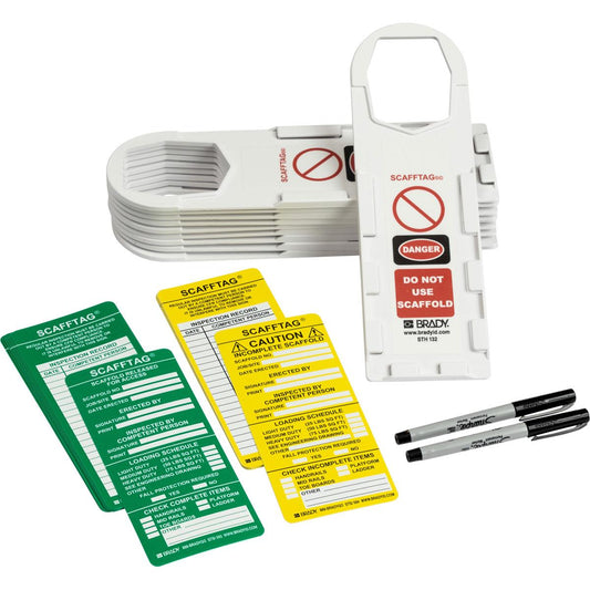BRADY SCAFFTAG MARK 10 HOLDERS, 20 INSRT
