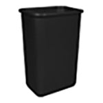 GLOBE 26L BLACK SOFT WASTEBASKET