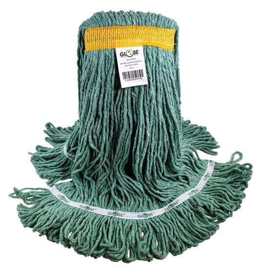 GLOBE SYN-PRO WET MOP 20OZ GRN BAGGED