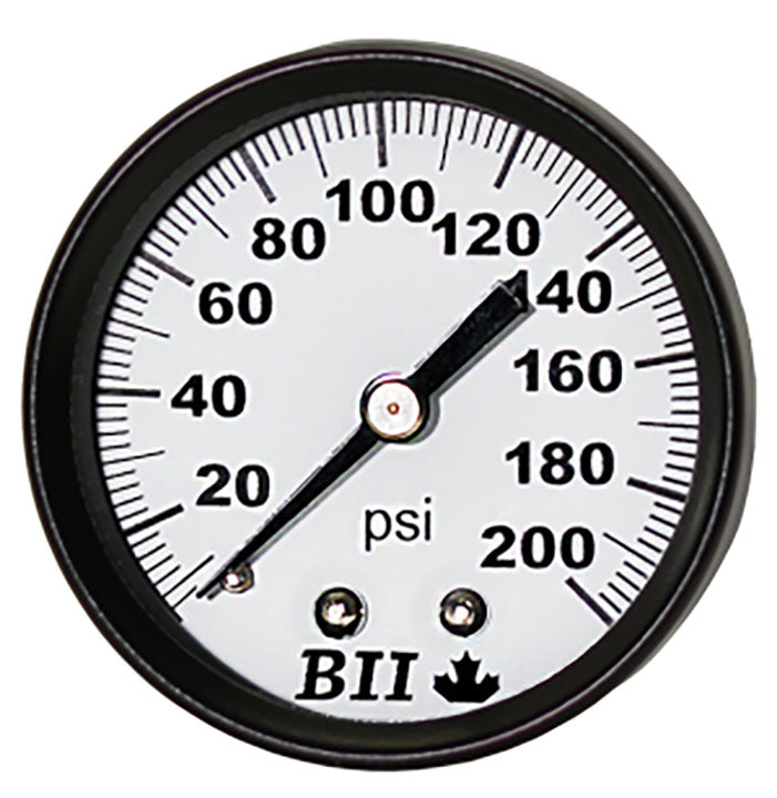BOSHART PRESS GAUGE NO LEAD 2"DIAL1/4CBM