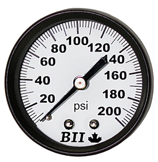 BOSHART PRESS GAUGE NO LEAD 2"DIAL1/4CBM