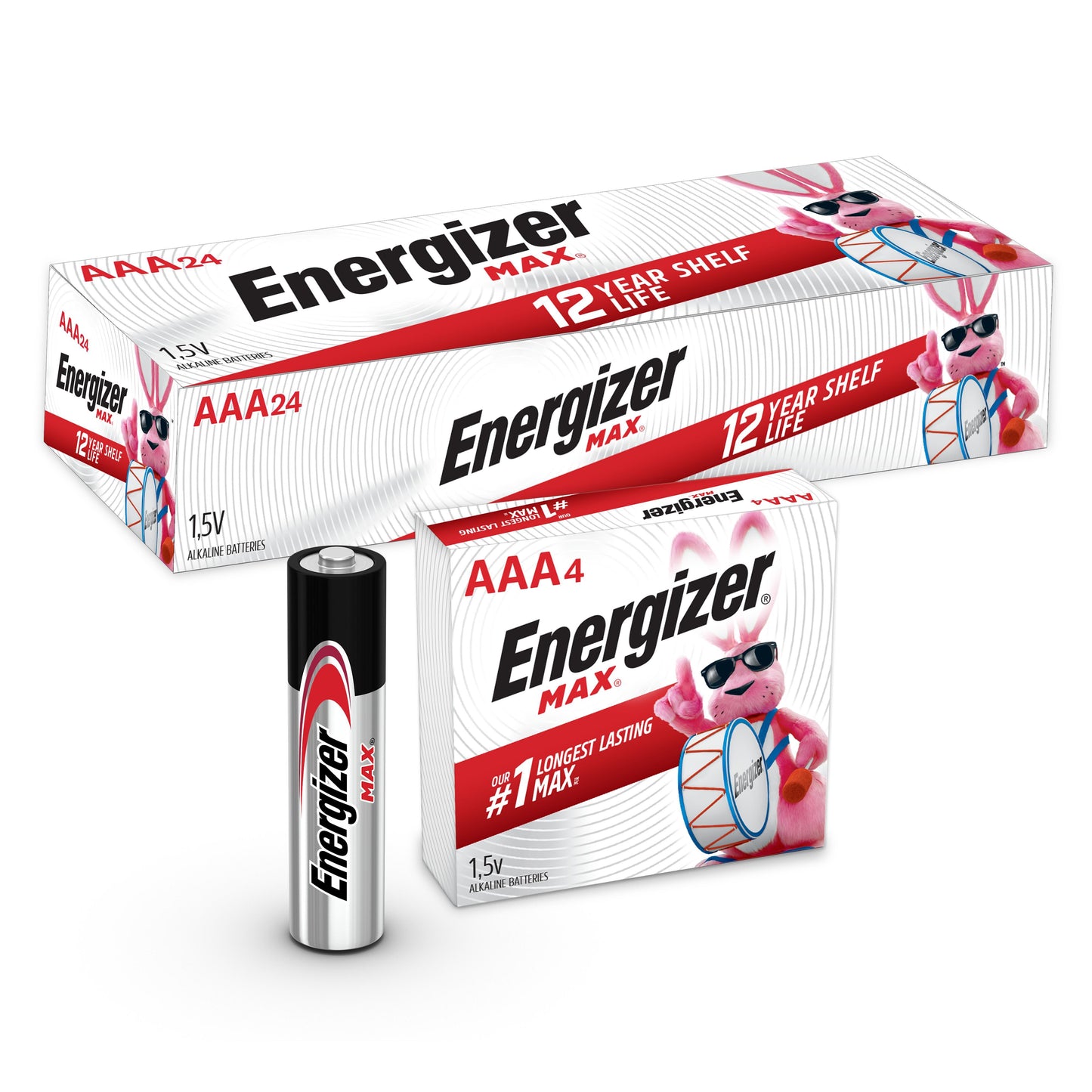 ENERGIZER MAX AA ALKALINE BATT 12/PK