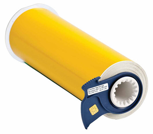 BRADY VINYL LABEL TAPE YELLOW 10"X50'