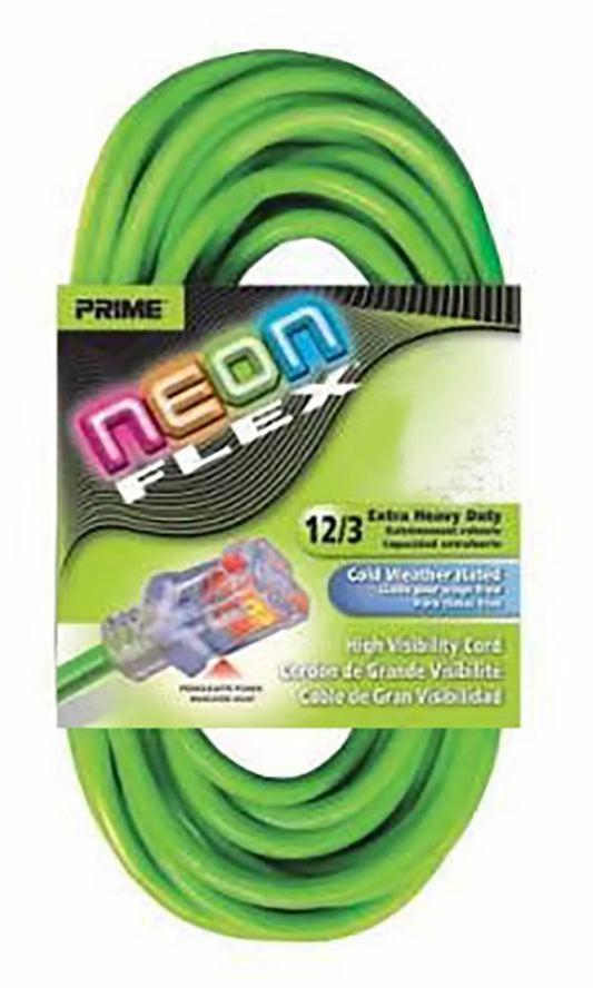 PRIME NEON FLEX 12/3 LIGHTED 100' BLUE