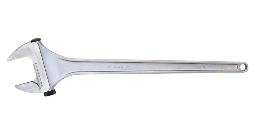 CHANNELLOCK 12" ADJ WRENCH WIDE, CHROME