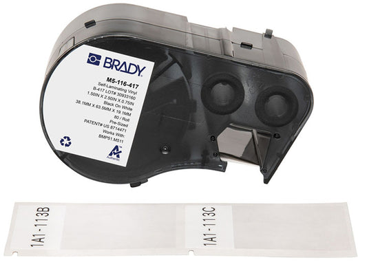 BRADY VINYL WRAP AROUND LABELS (80)