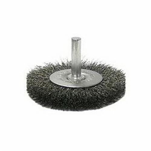 3" CRIMPED WIRE WHL .014 STL 1/4" STEM