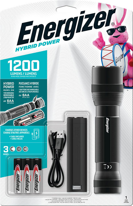 ENERGIZER TACTICAL FLASHLIGHT RECHRGBLE