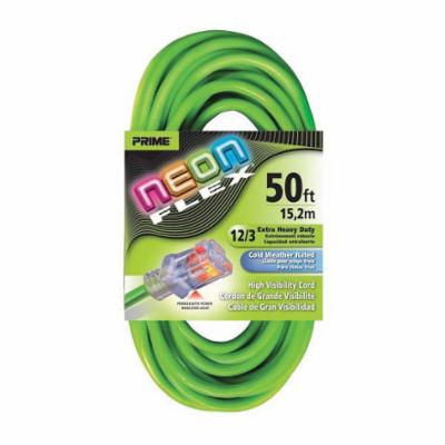 PRIME 50' 12/3 BLUE EX CORD T-SLOT PLUG
