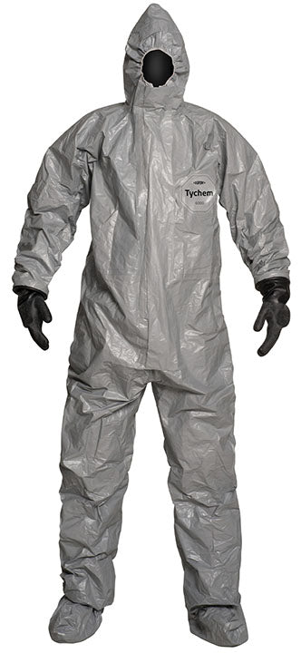 DUPONT TYCHEM 6000 COVRALL GRY 4X 6/CS