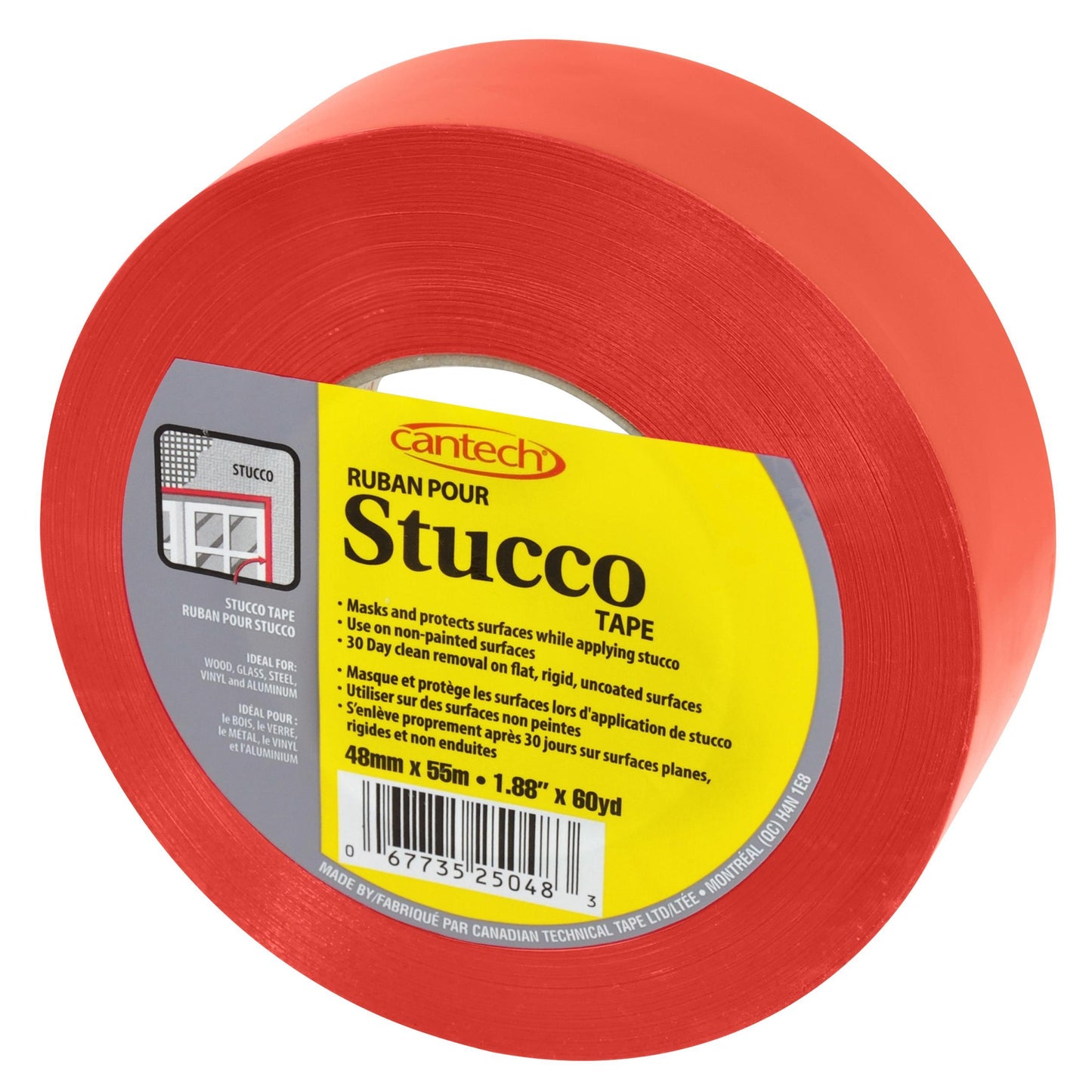CANTECH SHEATHING TAPE RED 60MM X 55M
