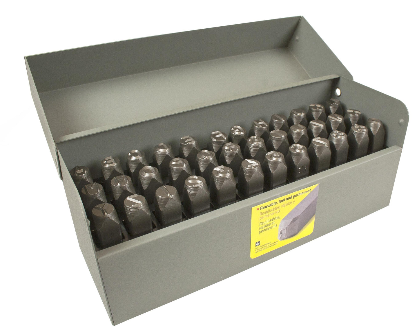 HANSON STAMP SET STD COMBO 3/16" 36PCS