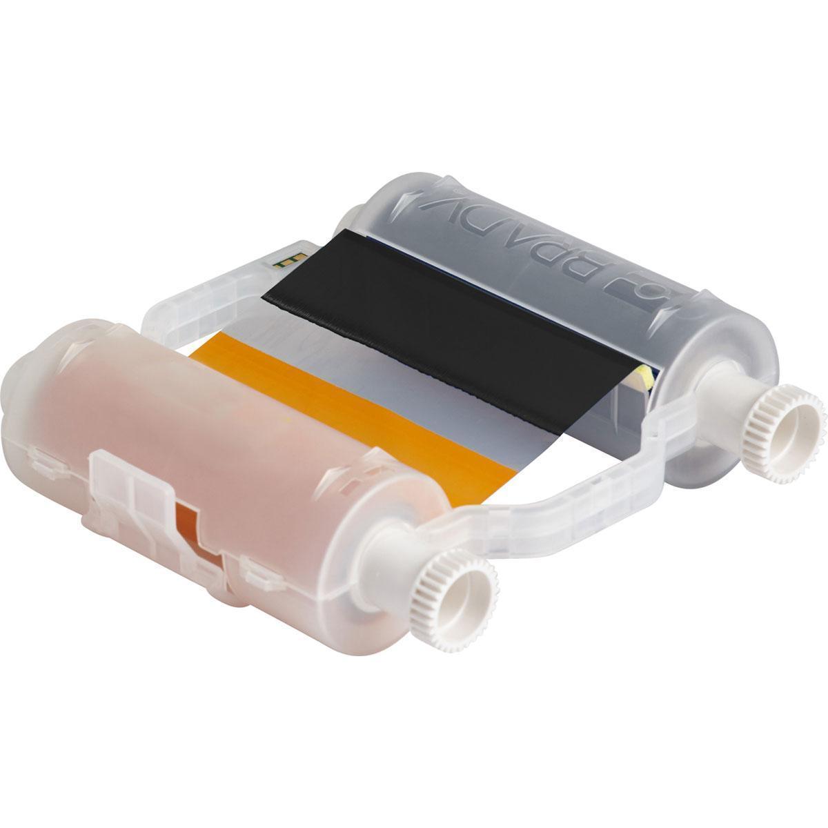 BRADY B30 2-COLOUR RIBBON BLK/ORG 200FT
