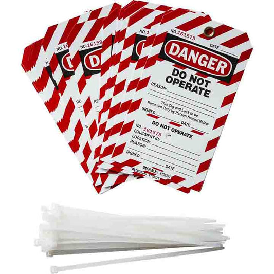 BRADY DO NOT OPERATE TAG 25/PK