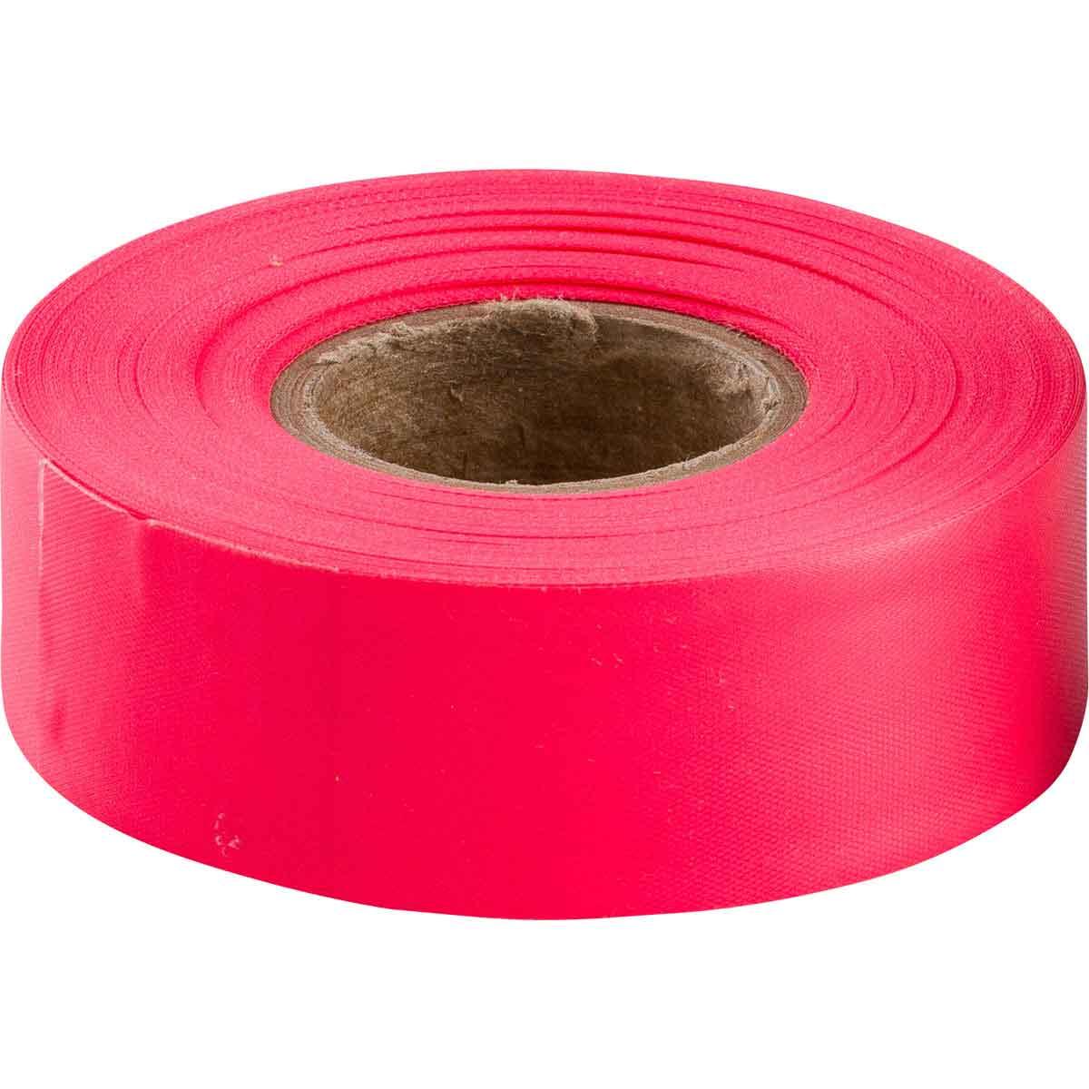 BRADY FLAGGING TAPE FL. RED 1-3/16"X150'