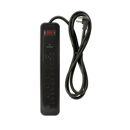 PRIME 8 OUTLET BLK/ YL PWR BLOCK W/6'CRD
