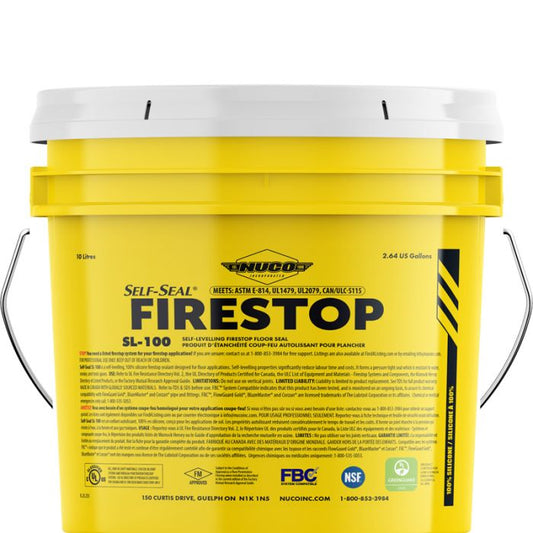 NUCO SL-100 SL FIRESTOP SILICONE - LIMESTONE 10 L