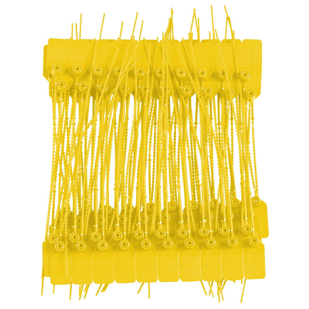 BRADY YELLOW UL FIRE EXTNGUSH SEALS 100PK