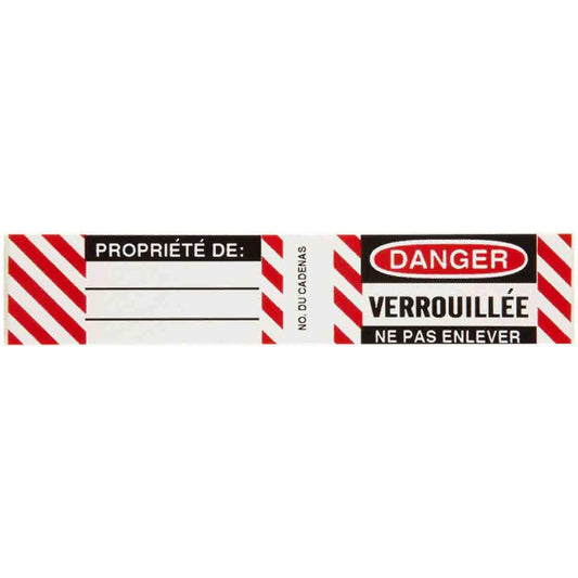 BRADY B826/B674 LOCK OUT LABELS 6SETS/PK