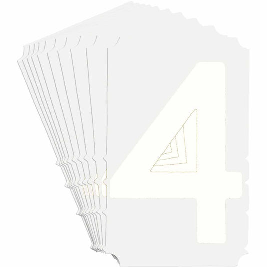 BRADY WHT 3" GOTHIC QUIK-ALIGN 10/PK