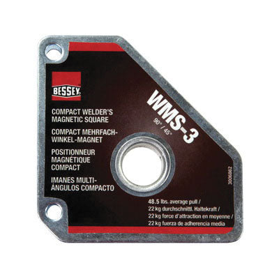 BESSEY MAGNETIC SQ, 90/45 DEG 55LBS PULL