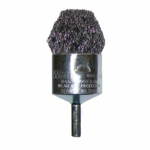 1-1/2" CRIMPED WIRE BRSH .020" SS FILL