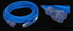PRIME NEON FLEX 14/3 SINGLE TAP 50' BLUE