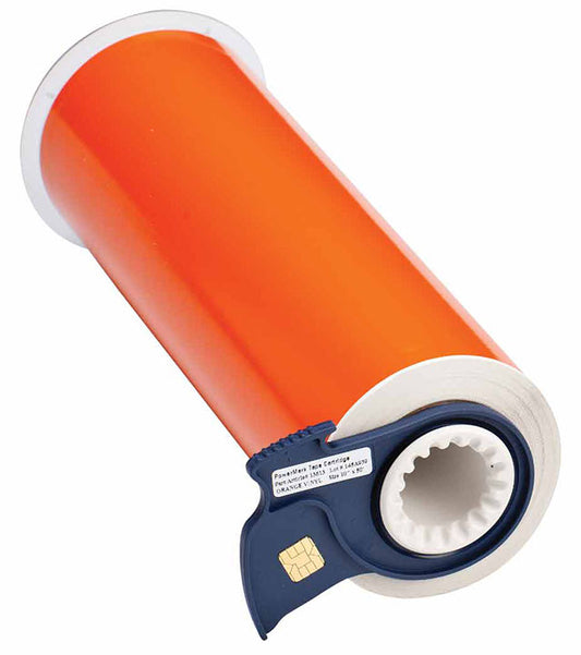 BRADY VINYL LABEL TAPE ORANGE 10"X50'
