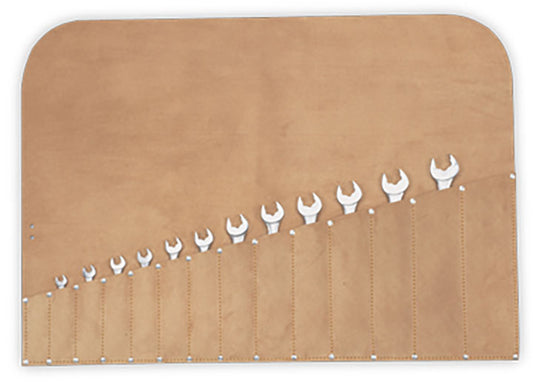 KUNY LEATHER BOTTOM CANVAS BUCKET
