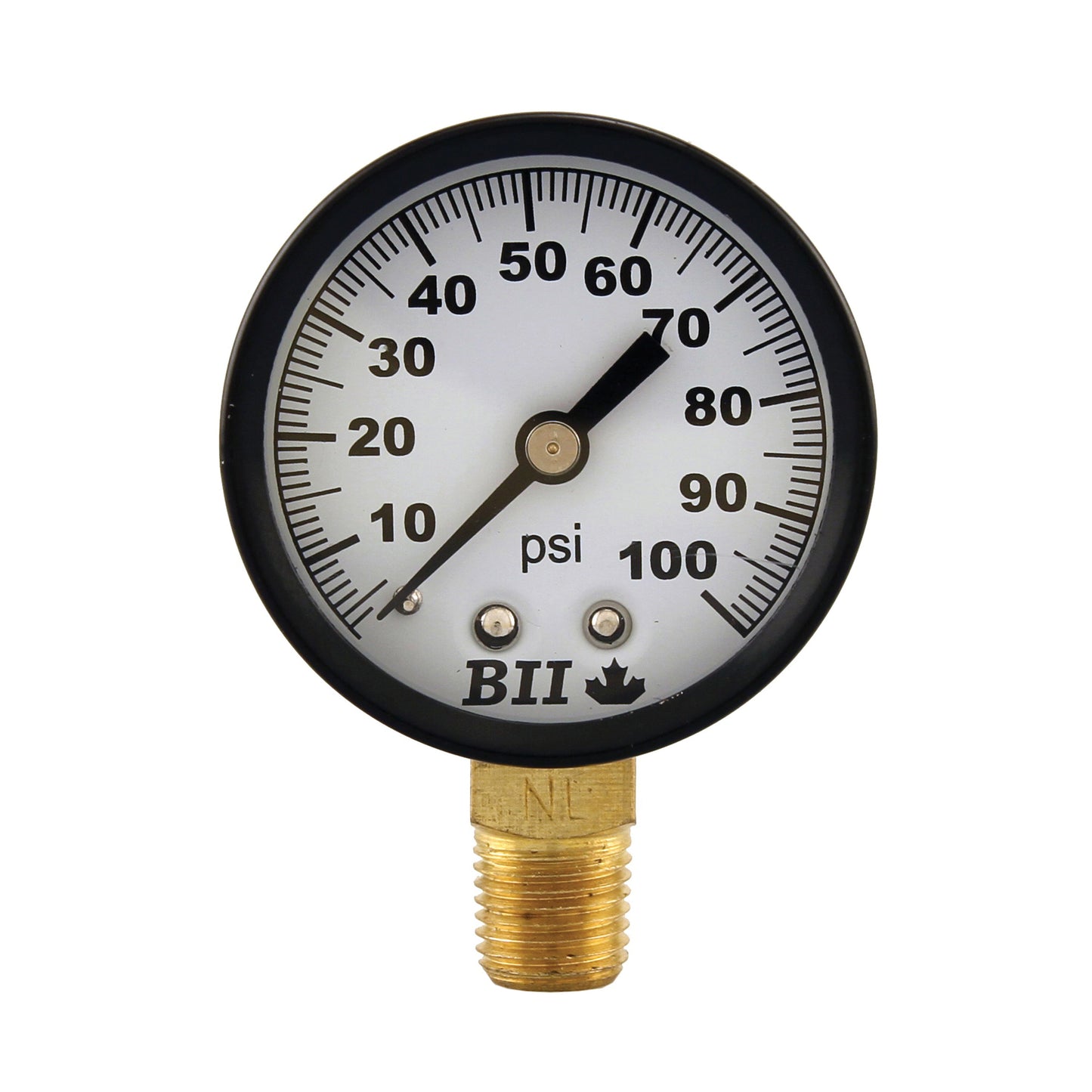 BOSHART PRESSURE GAUGE 2"DIAL 1/4" LM