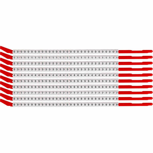 BRADY CLIPSLEEVE WIRE MARKERS 10/PK