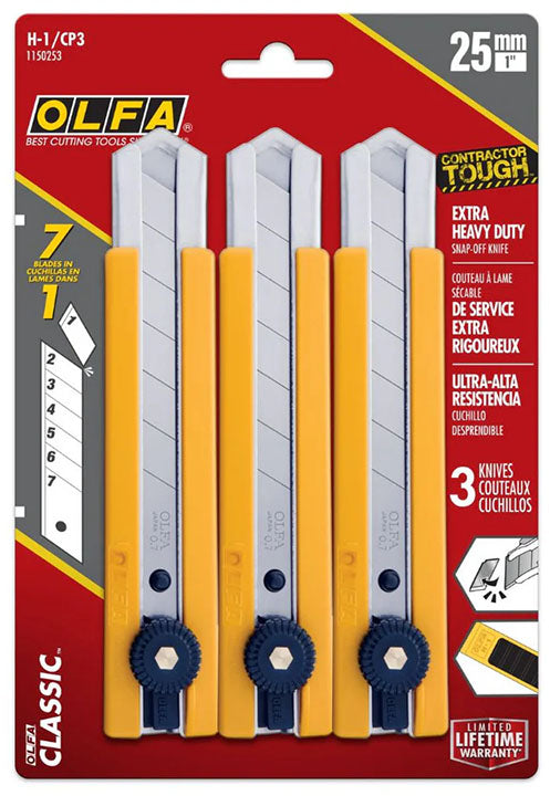 OLFA SS GLASS SCRAPR BLADES - 340MM 6/PK