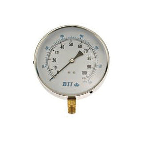 BOSHART VACUUM GAUGE 4.5"DIAL