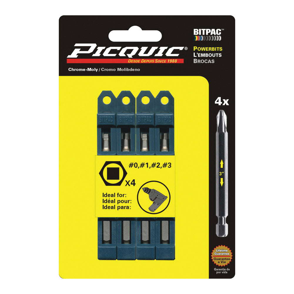 PICQUIC STUBBY BLISTER CARD BLACK