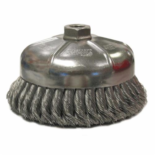 3/4" KNOT WIRE END BRUSH .006" SS FILL