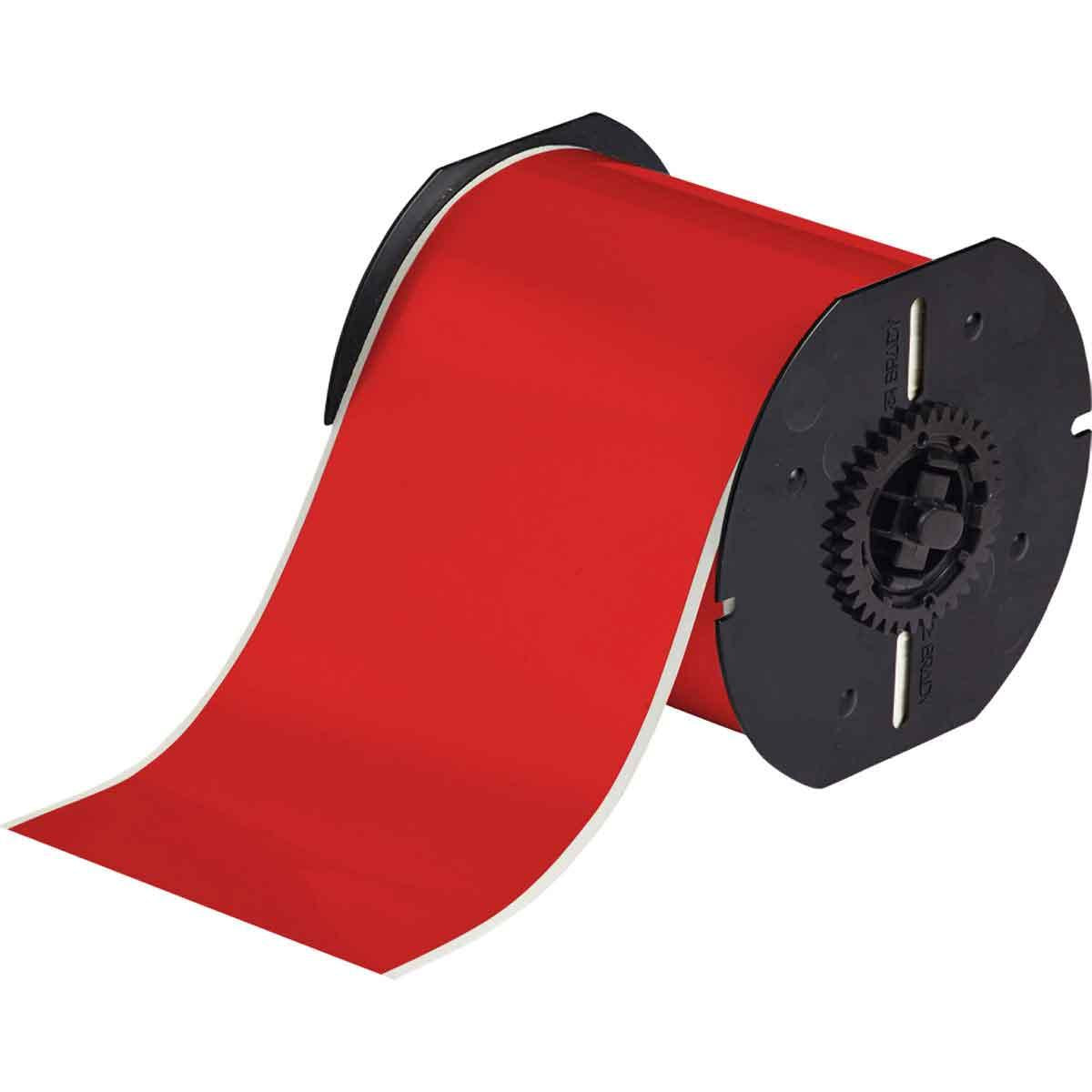 BRADY INDOOR/OUTDOOR VINYL TAPE RED 4X100