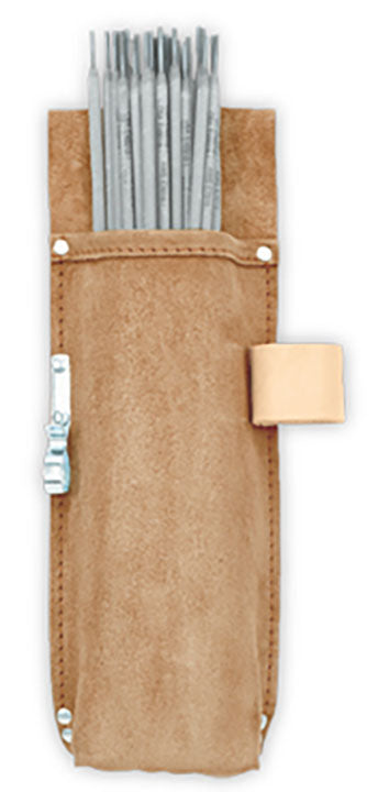 KUNY LEATHER BOTTOM CANVAS BUCKET