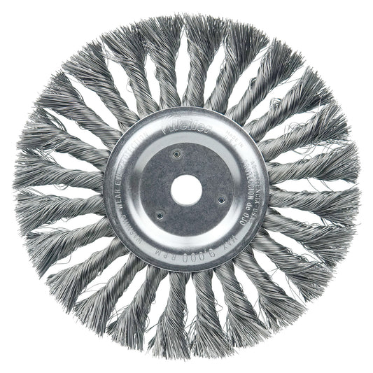 4" WIRE WHEEL .0118" STL FILL 1/2"-3/8"AH