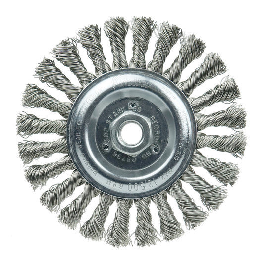 3" WIRE WHEEL .0118" STL FILL 1/2"-3/8"AH