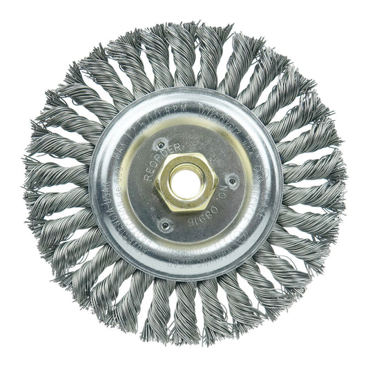 4" WIRE WHEEL .020" STL FILL 1/2"-3/8"AH