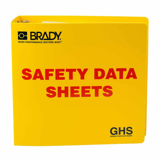 BRADY GHS' 3" SDS BINDER, ENGLISH