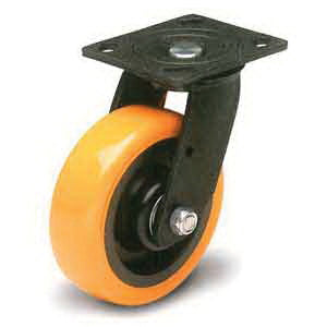 CASTER 4" RIGID ORG POLYURATHAN 330LBCAP
